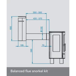 ACR Neo 3F Balanced Flue Natural Gas Stove