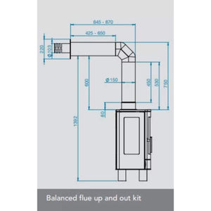 ACR Neo 3F Balanced Flue LPG Gas Stove