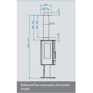 ACR Neo 3P Balanced Flue LPG Gas Stove