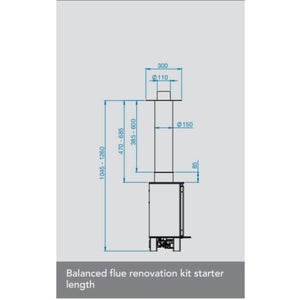 ACR Wychwood Balanced Flue Natural Gas Stove