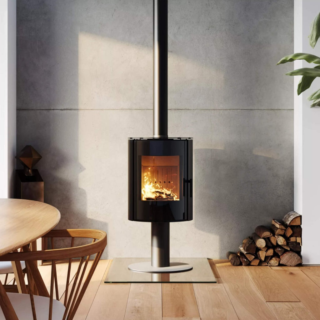 ACR Osprey eVe Wood Stove With Pedestal Base