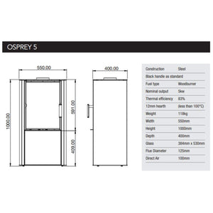 ACR Osprey 5 Wood Stove