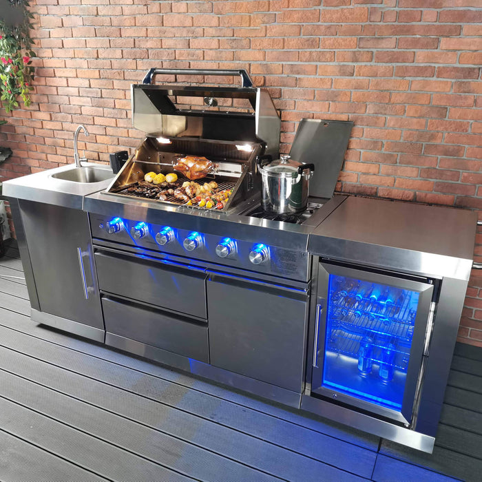 Buschbeck Oxford Outdoor Kitchen Stainless Steel