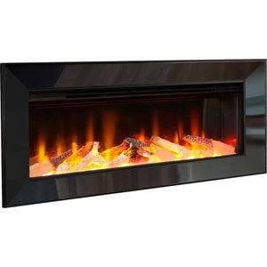 Celsi Electriflame VR Commodus S-1000 With Black Nickel & Black Fascia Inset Electric Fire