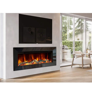 Celsi Electriflame VR Commodus S-1000 With Black Nickel & Black Fascia Inset Electric Fire