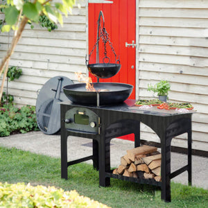 Complete Outdoor Kitchen with Log Store