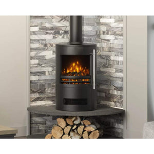 Flare Tunstall Electric Stove with Log Store