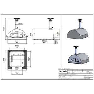 Fontana Marinara Rosso Wood Pizza Oven