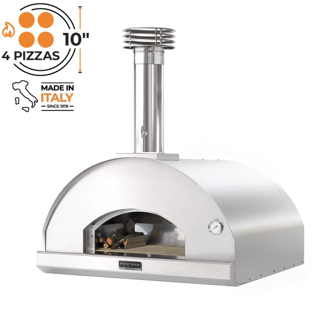 Fontana Marinara Stainless Steel Wood Pizza Oven