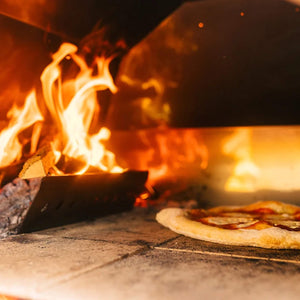 Fontana Mangiafuoco Wood Pizza Oven in Rosso Red