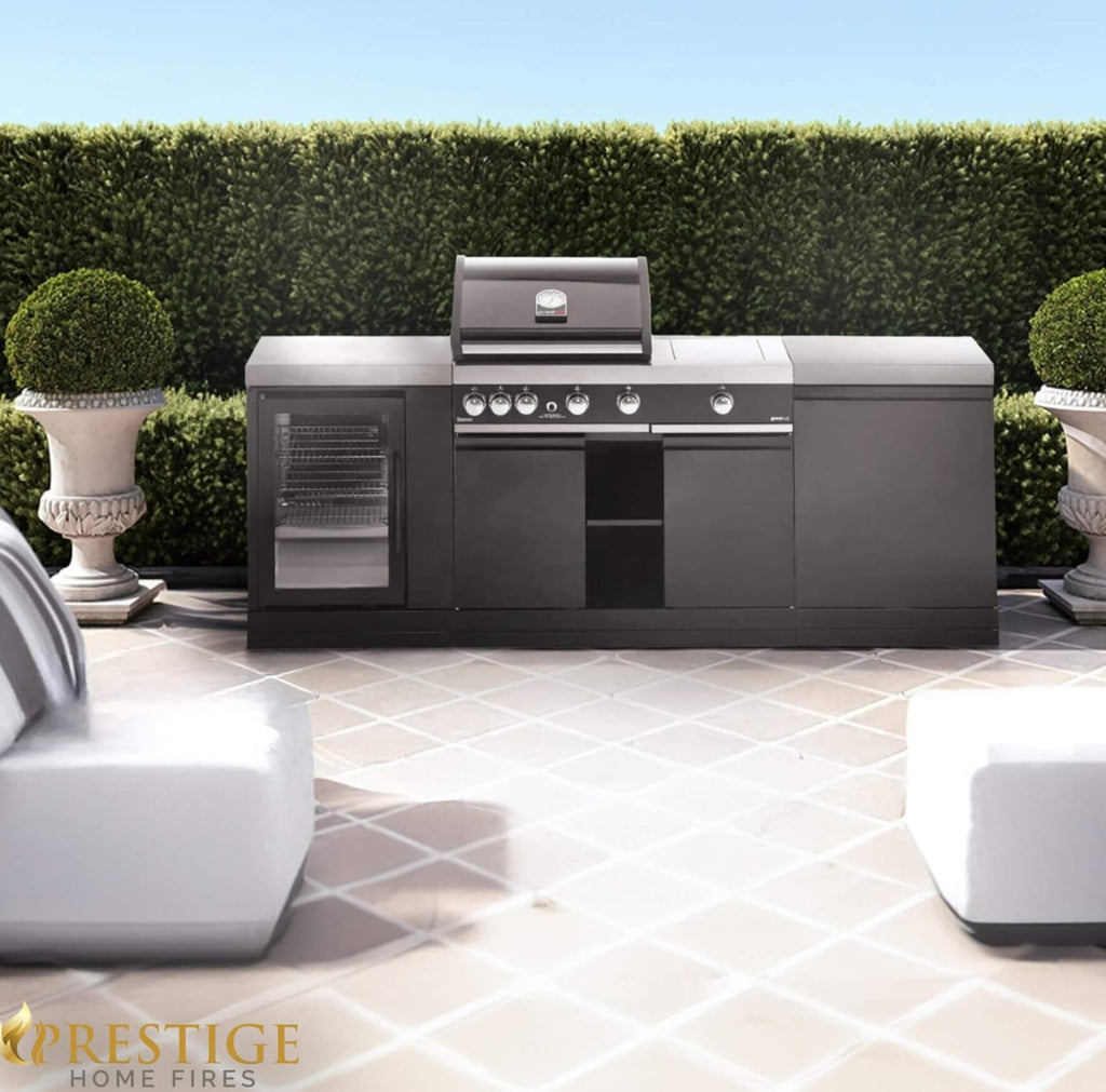 Grandpro 230 Outdoor Kitchen & Premium G4 Plus Gas BBQ With Fridge