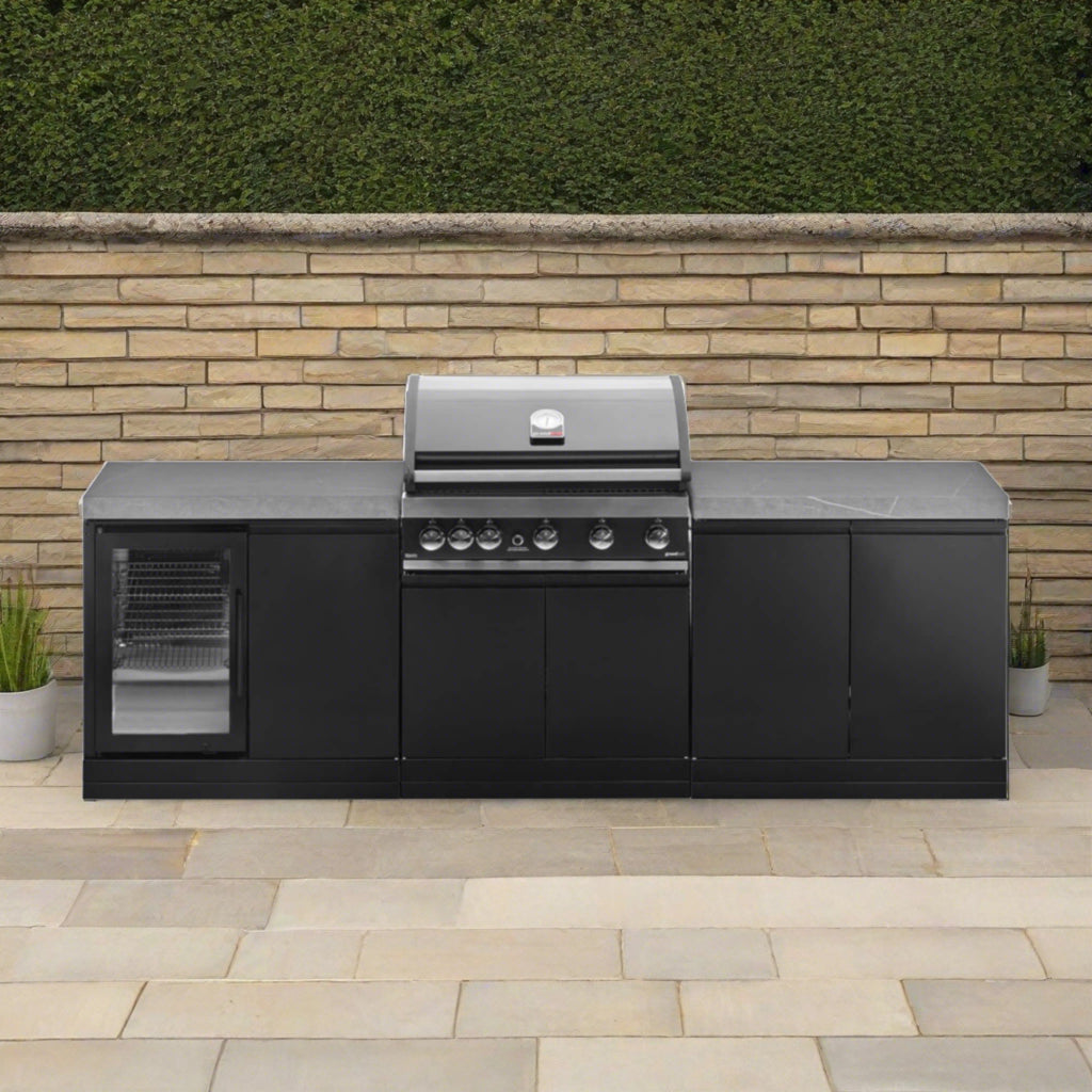 Grandpro 262 Outdoor Kitchen & Maxim G5 Gas BBQ With Fridge