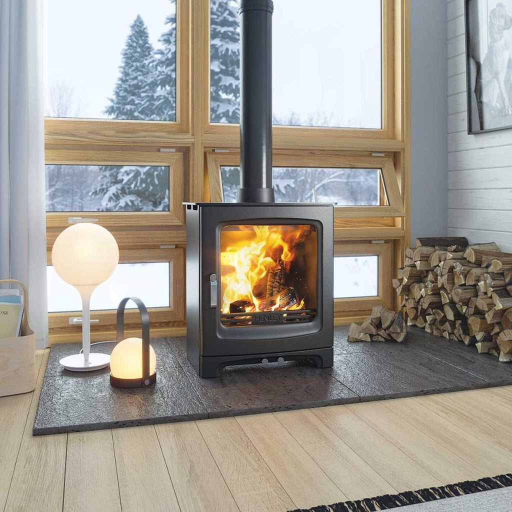 Henley Stoves Alderwood Eco Multi Fuel Stove 6.7kw