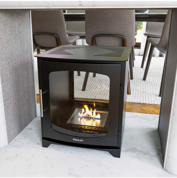 Henley Stoves Hazelwood Double Side Bioethanol Stove