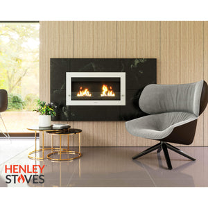 Henley Stoves Oslo 900 Wall Mounted Inset Bioethanol Fireplace