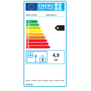 Henley Stoves Hazelwood Landscape Logstore Eco Wood Burning Stove 5kw