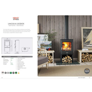 Henley Stoves Lincoln Logstore Eco Multi Fuel Stove 5kw