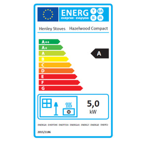 Henley Stoves Hazelwood Compact Eco Wood Burning Stove 4.9kw