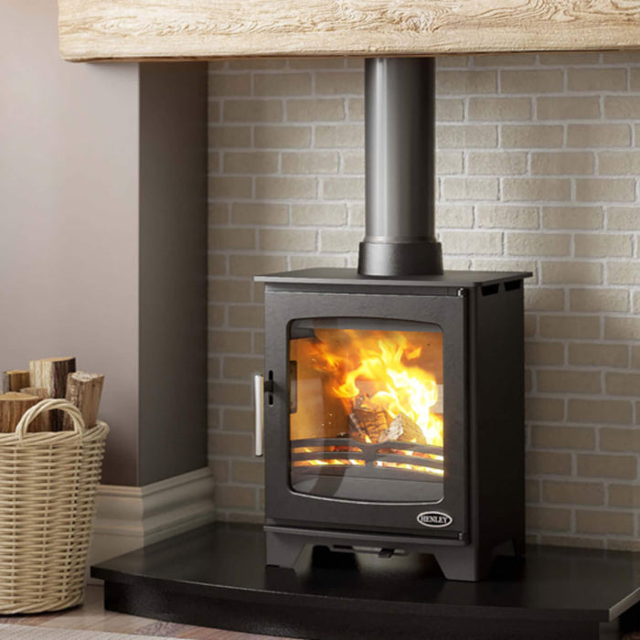 Henley Stoves Hazelwood Compact Eco Wood Burning Stove 4.9kw