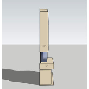 Prestige MW3 1800 Pre Built Media Wall Fireplace