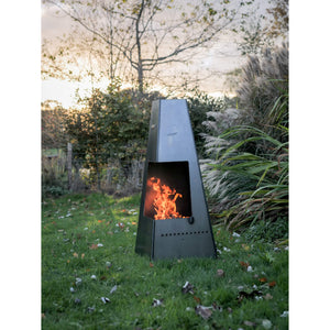 Piazza Chiminea with Swing Arm BBQ Rack