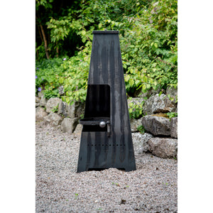 Piazza Chiminea with Swing Arm BBQ Rack