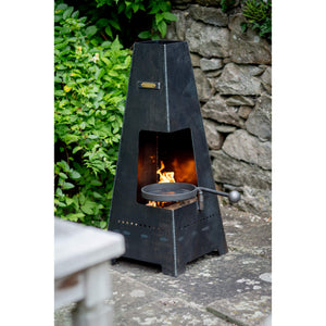 Piazza Junior Chiminea with Swing Arm BBQ Rack