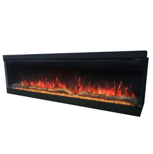 Luvelle 60 Inch Panoramic Slimline HD 3 Sided Electric Fire