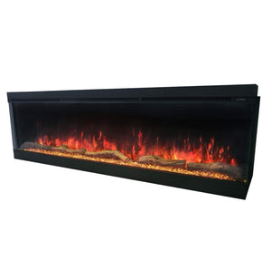 Luvelle 50 Inch Panoramic Slimline HD 3 Sided Electric Fire