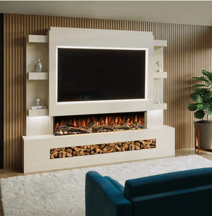 Prestige MW15 2410 Pre Built Media Wall Fireplace