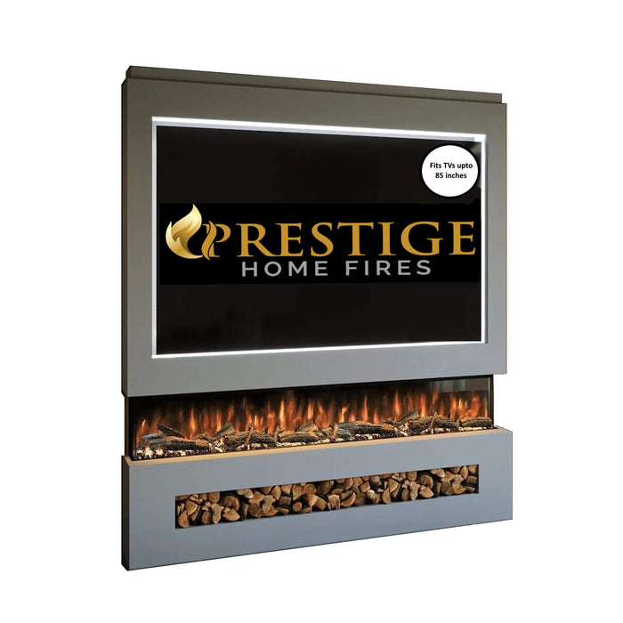 Prestige MW16 2100 Pre Built Media Wall Fireplace