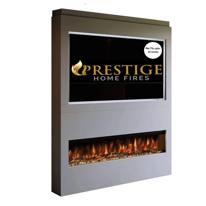 Prestige MW17 1720 Pre Built Media Wall Fireplace