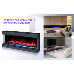 Prestige Opulence 50 Inch UHD 3 Sided Electric Fire