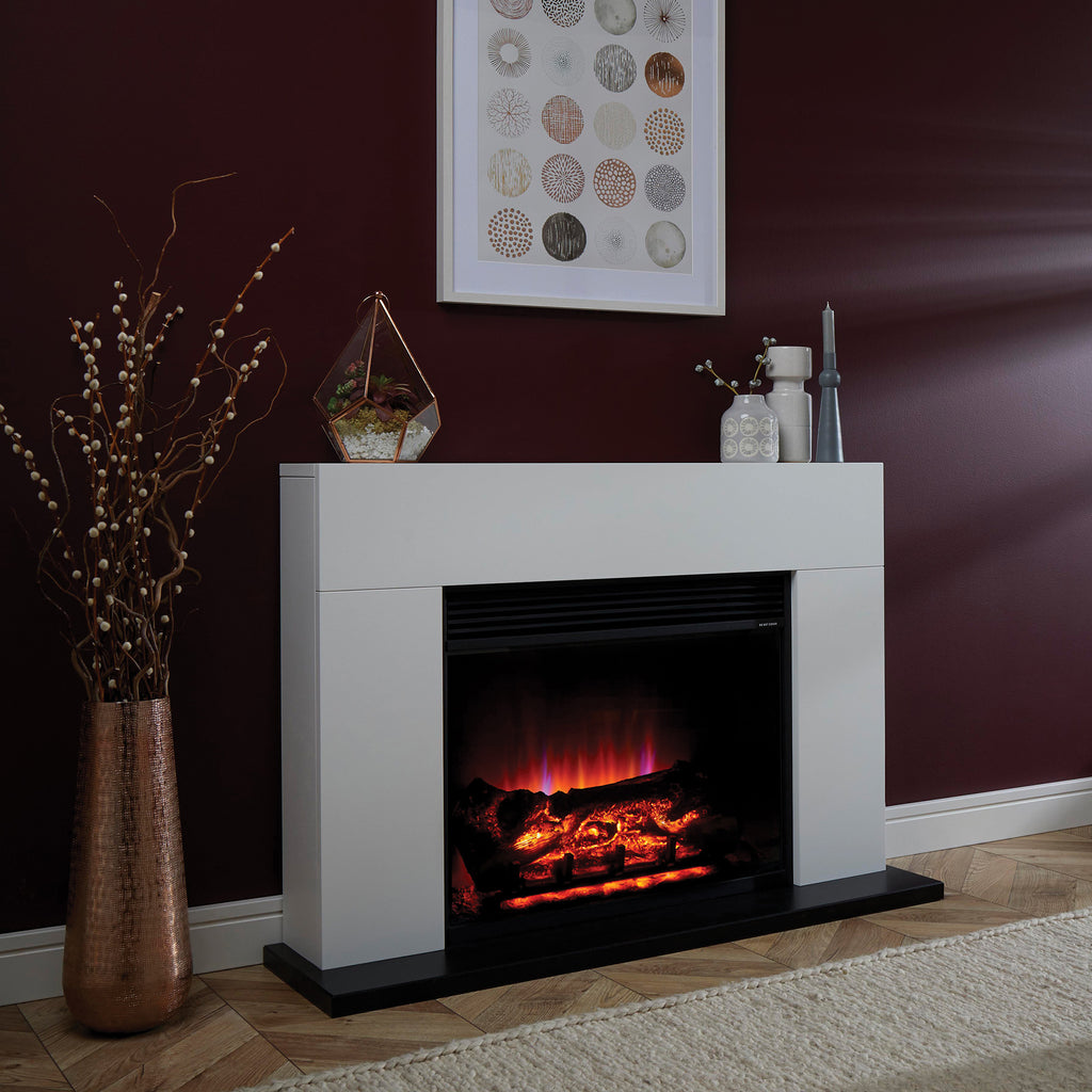 Suncrest Lindale 42-Inch Electric Fireplace Suite