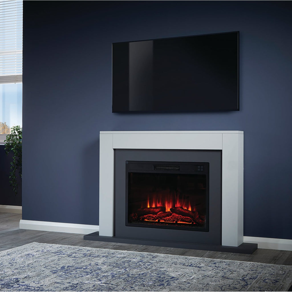 Suncrest Marlow Electric Fireplace Suite