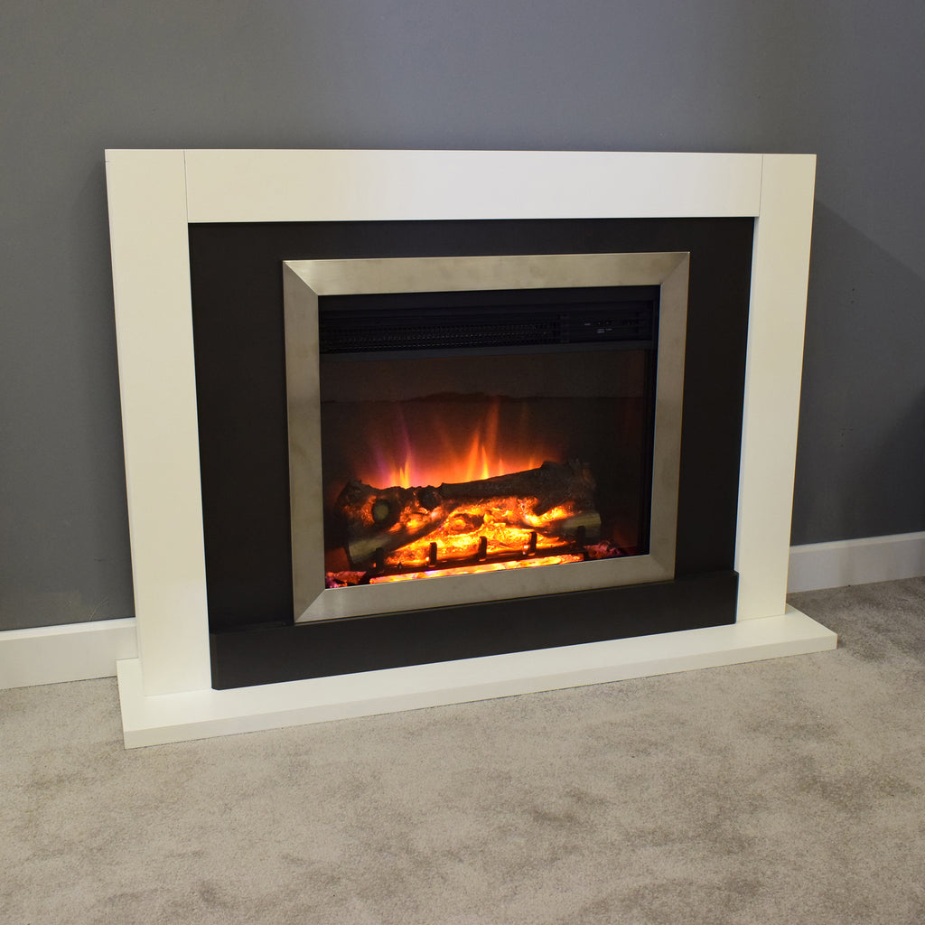 Suncrest Romney Electric Fireplace Suite