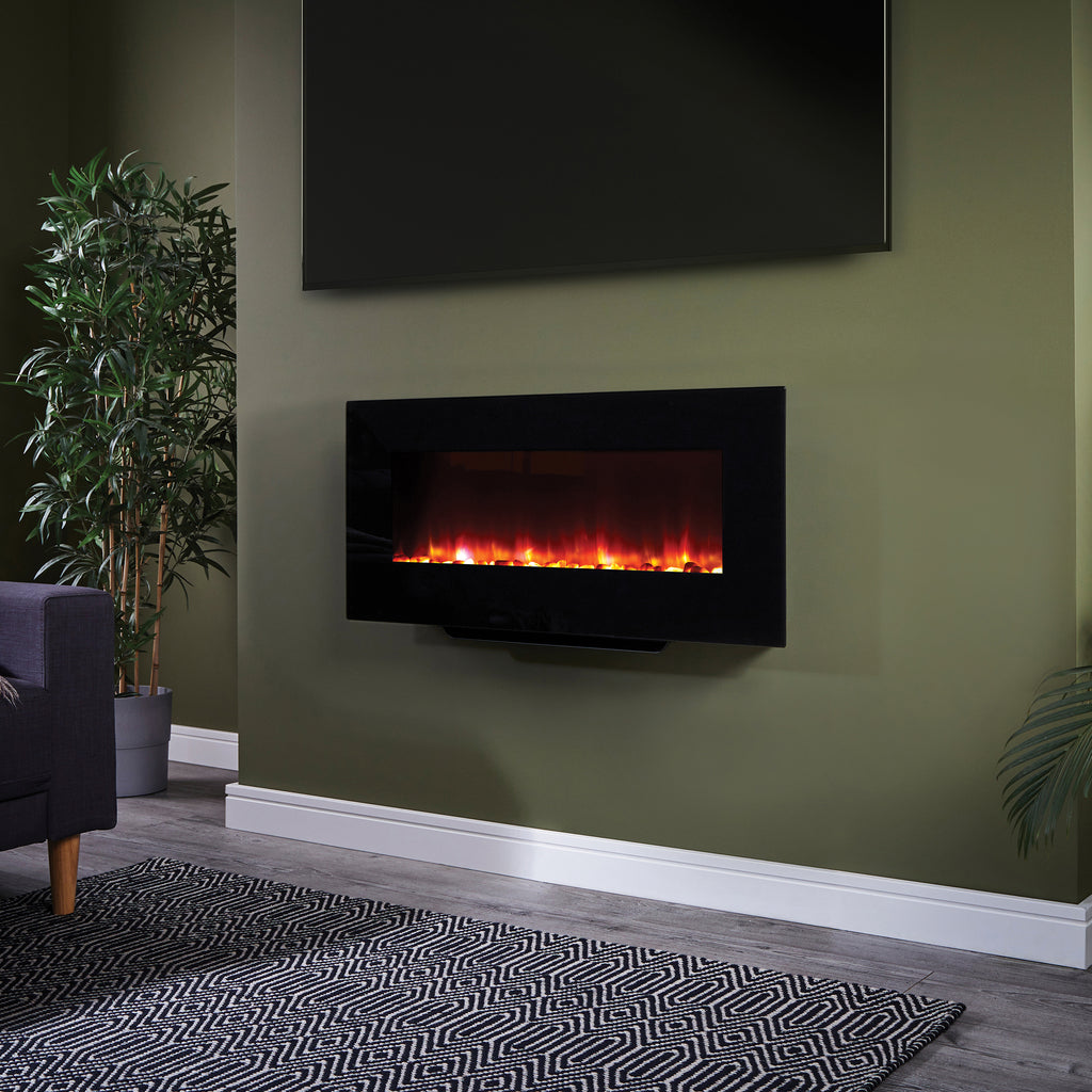 Suncrest Santos Panoramic Wall Mounted Electric Fire