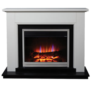 Suncrest Talent Electric Fireplace Suite with Integrated LED Fire