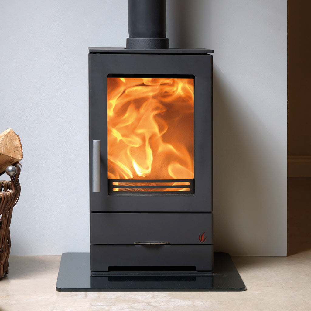 ACR Trinity 1 ECO Wood Burning Stove with single glass panel