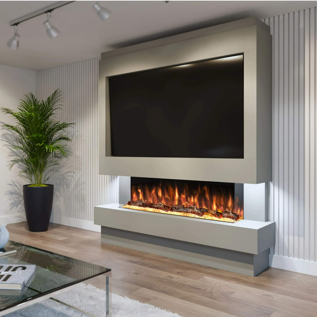 Advance 1300 Panoramic HD 3 Sided Electric Fire with Alexa