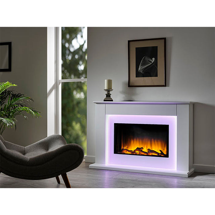 Flamerite Telisa Electric Fireplace Suite