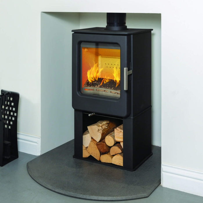 Mendip Ashcott Wood Burning Stove with Log Store