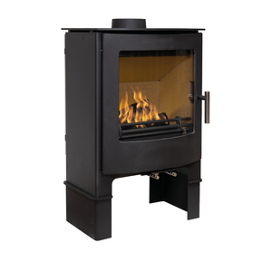 Mendip Churchill 5 Dual Control SE Multi Fuel Eco Stove with Log Store