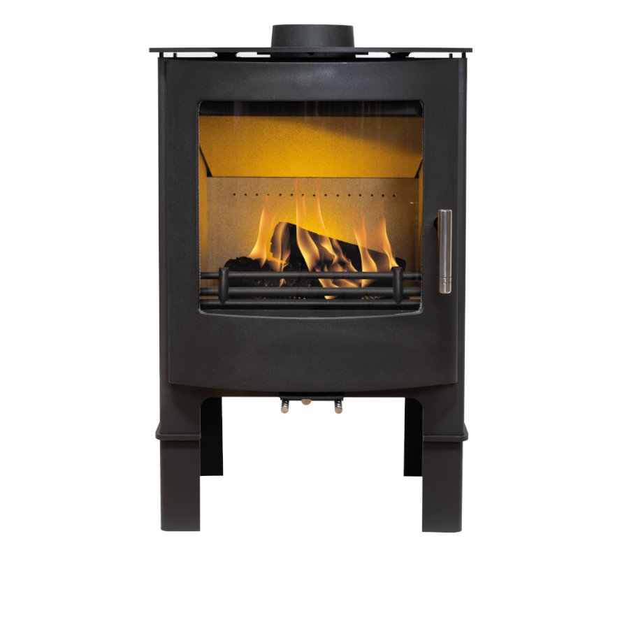 Mendip Churchill 5 Dual Control SE Multi Fuel Eco Stove with Log Store