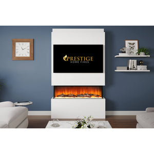 Prestige Alpha 44 Pre Built Media Wall With Fire