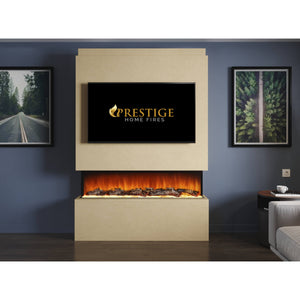 Prestige Alpha 60 Pre Built Media Wall With Fire