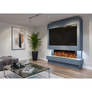 Prestige MW10 1800 Pre Built Media Wall Fireplace and Alexa