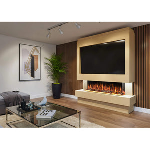 Prestige MW10 1800 Pre Built Media Wall Fireplace and Alexa