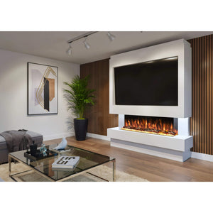 Prestige MW10 1800 Pre Built Media Wall Fireplace and Alexa