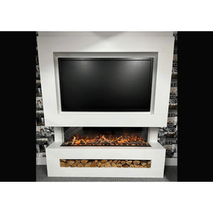 Prestige MW11 1900 Pre Built Media Wall Fireplace and Alexa